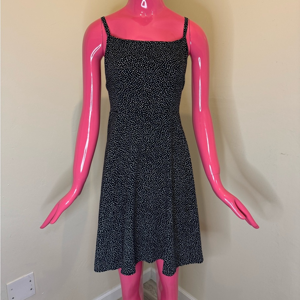 Gap Black Polka Dot Slip Dress